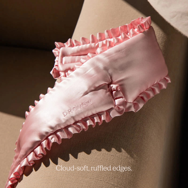 DROWSY Sleep in the City Powder Pink Sleep Mask