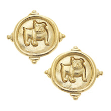 Load image into Gallery viewer, Bulldog Pierced Earrings
