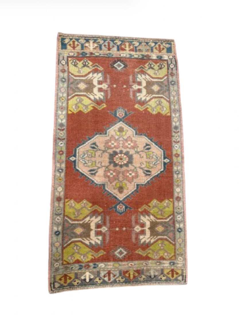 Vintage Oushak Rug - Shaffron Jewel