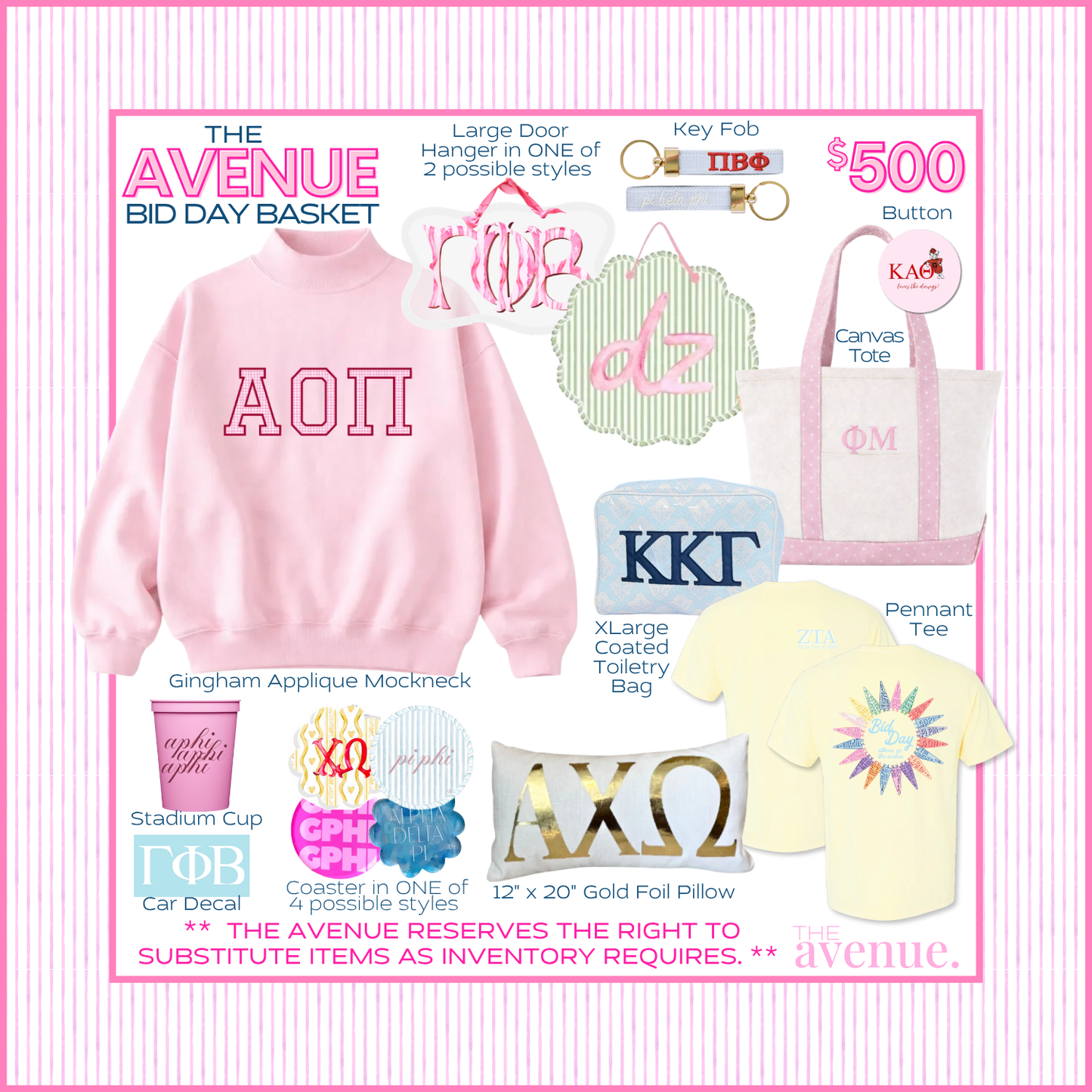 THE AVENUE BID DAY BASKET 2026