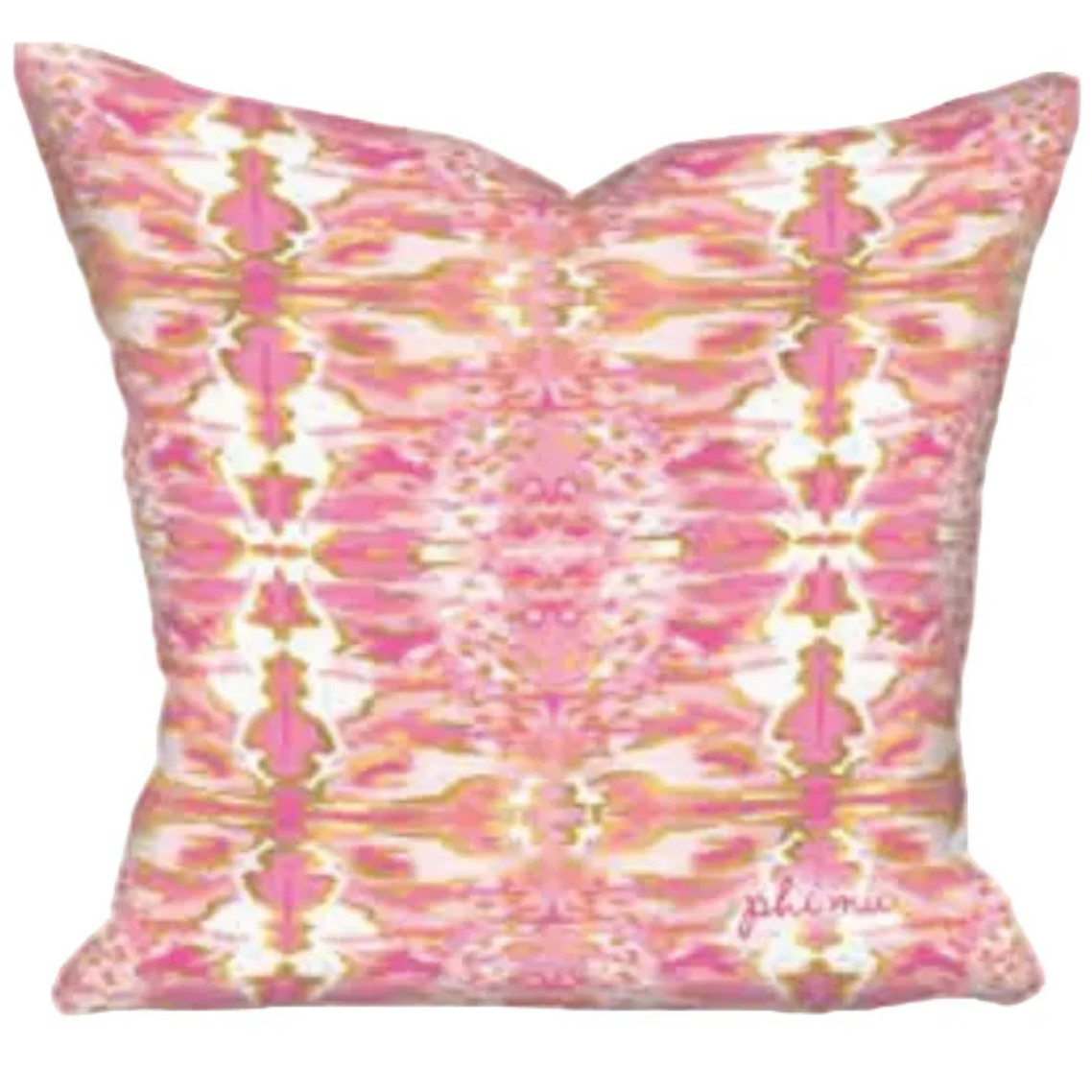 Sorority Gold Foil Kaleidoscope Pillow