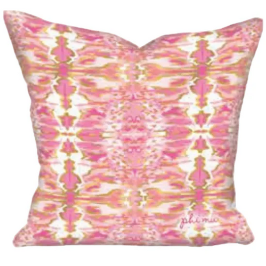 Sorority Gold Foil Kaleidoscope Pillow
