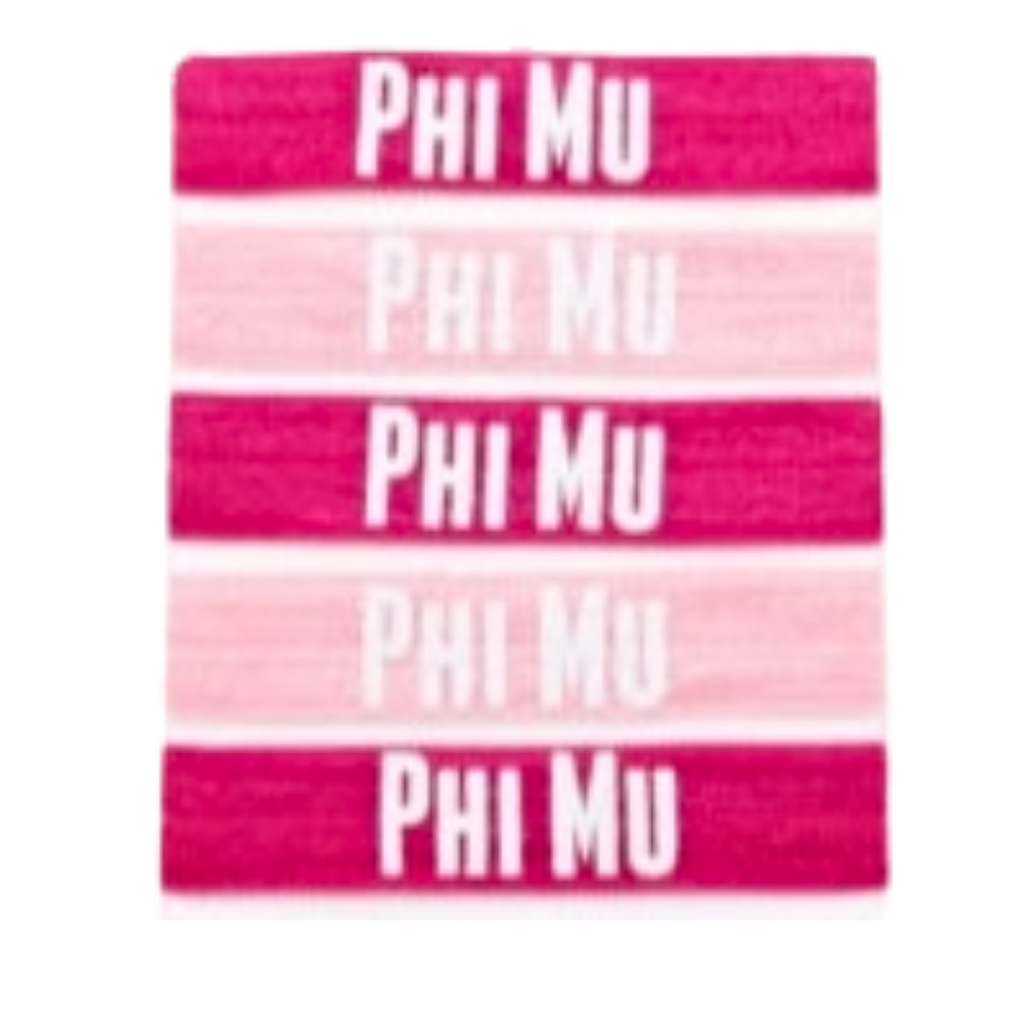 Sorority Hair Tie Set