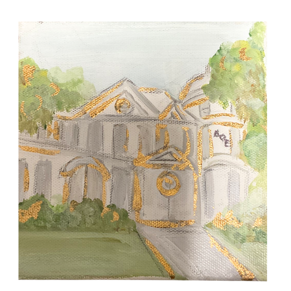 Sorority House Canvas Art