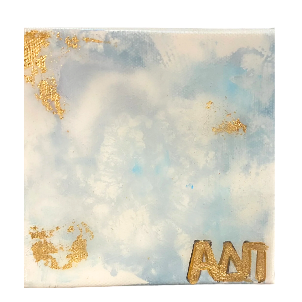 5"x5" Sorority Abstract Art