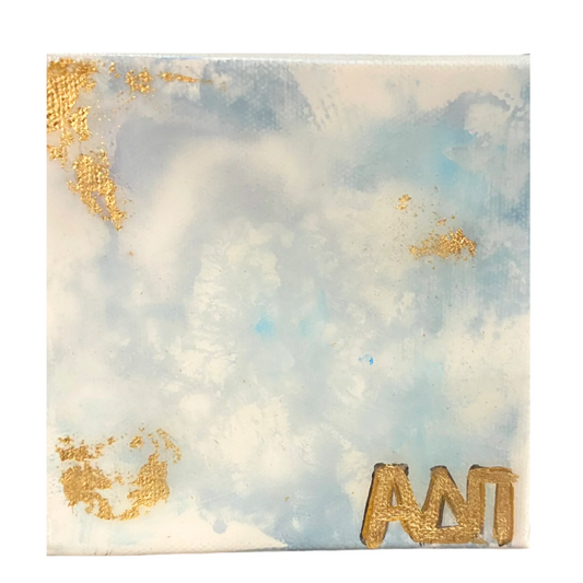 5"x5" Sorority Abstract Art