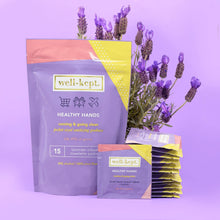 Load image into Gallery viewer, Healthy Hands -Lavender infused wipes
