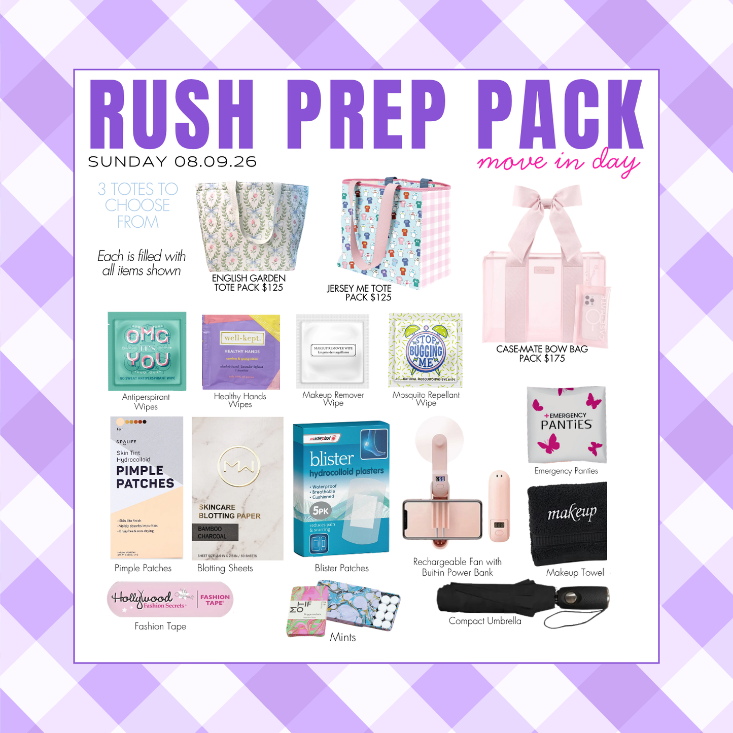 RUSH PREP PACK 2026