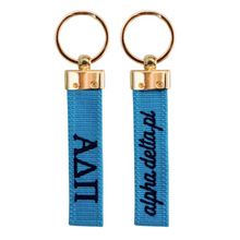 Load image into Gallery viewer, Sorority Embroidered Keychain
