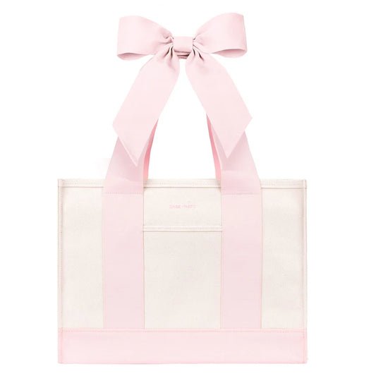 Case-Mate Ballet Pink Canvas Bow Tote