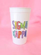 Load image into Gallery viewer, Bring On the Fun Sorority Stadium Cup
