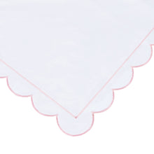 Load image into Gallery viewer, Scallop Frame Embroidered Cotton Percale Duvet Set
