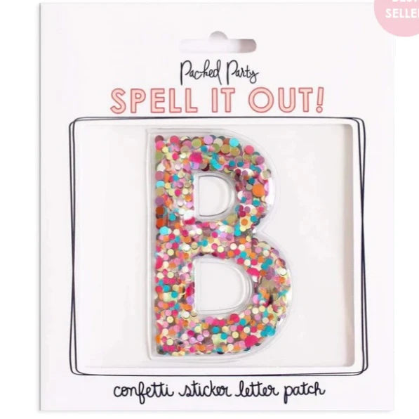 Stick To It Confetti Alphabet Letters