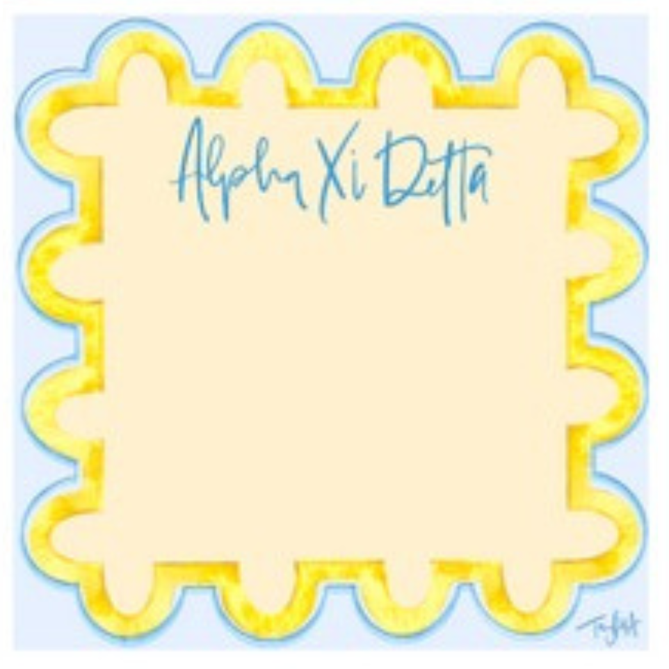 Sorority Watercolor Notepad