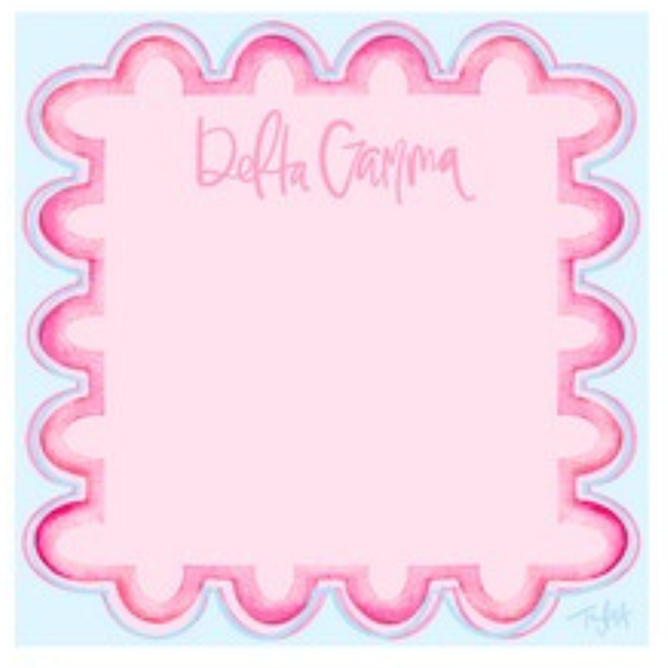 Sorority Watercolor Notepad