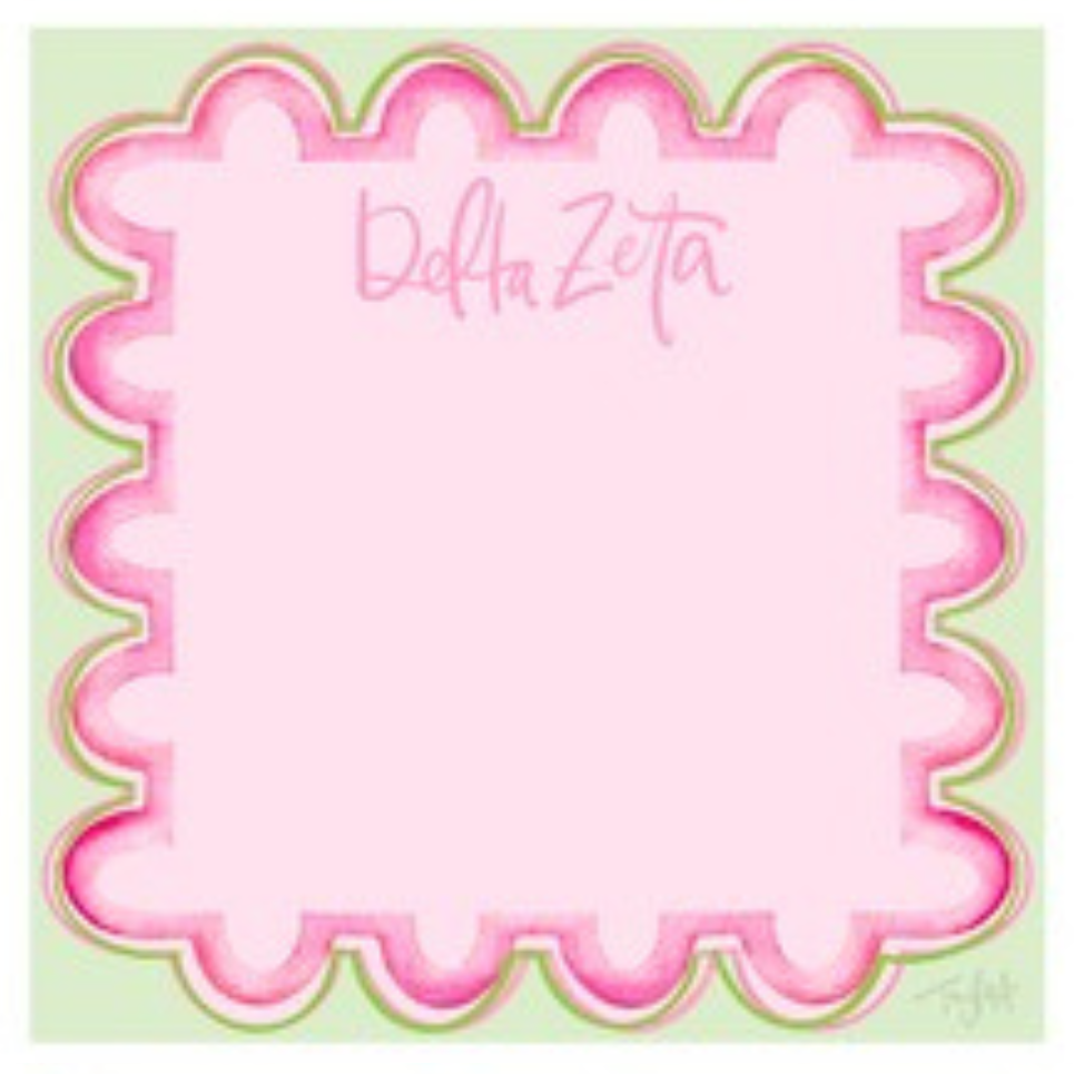 Sorority Watercolor Notepad