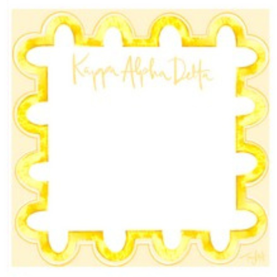 Sorority Watercolor Notepad