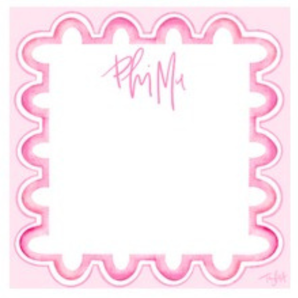Sorority Watercolor Notepad