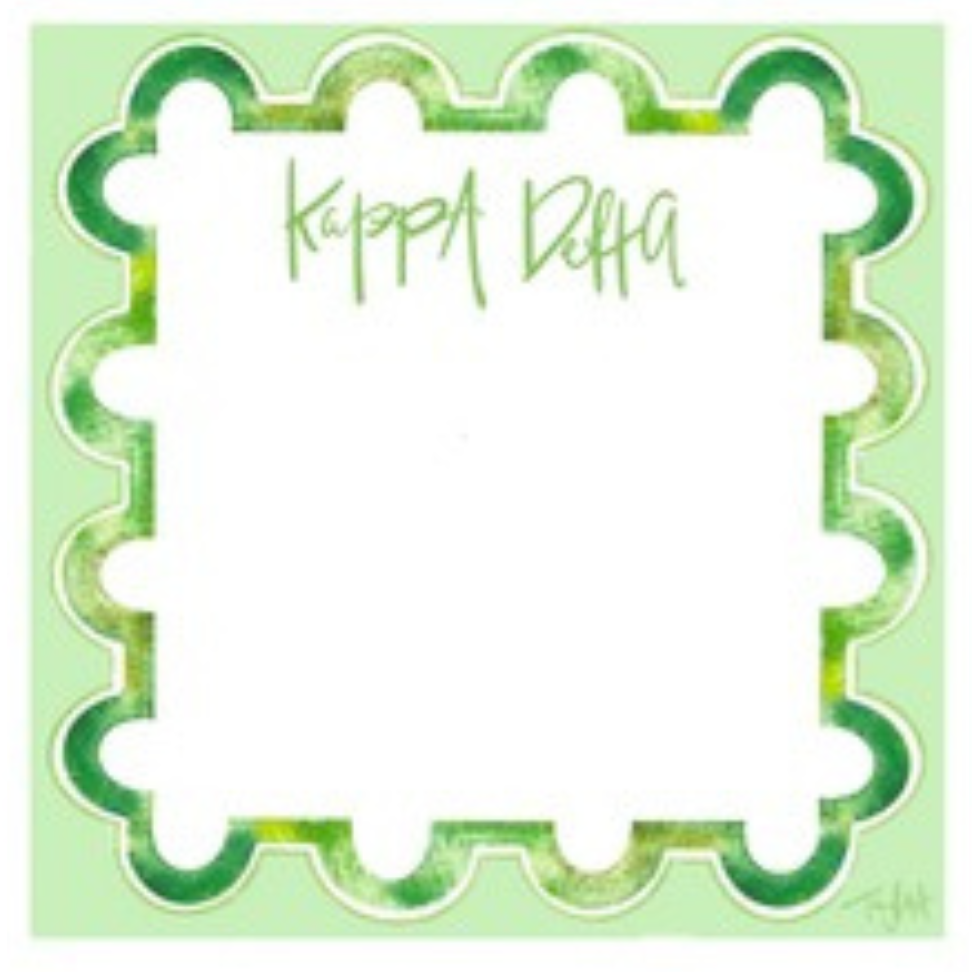 Sorority Watercolor Notepad