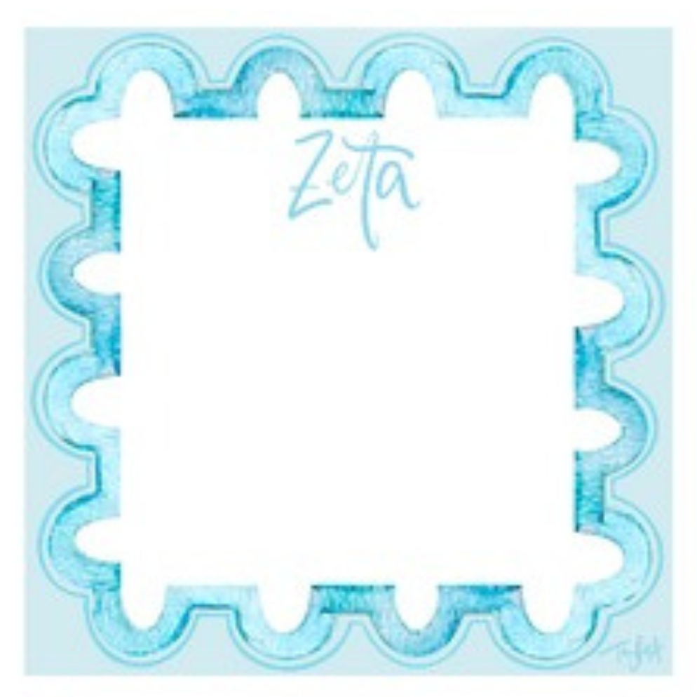 Sorority Watercolor Notepad