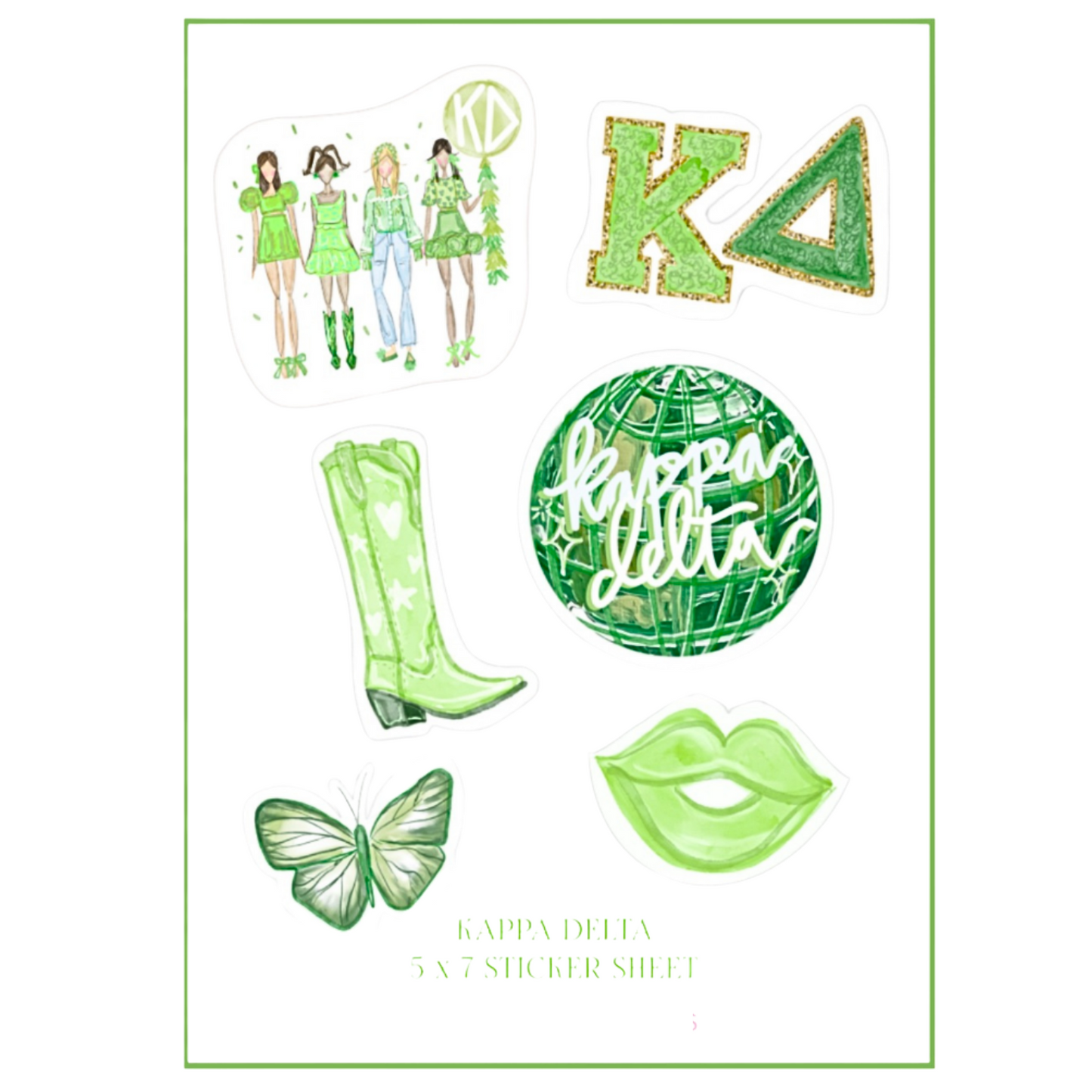 Sorority Sticker Sheet