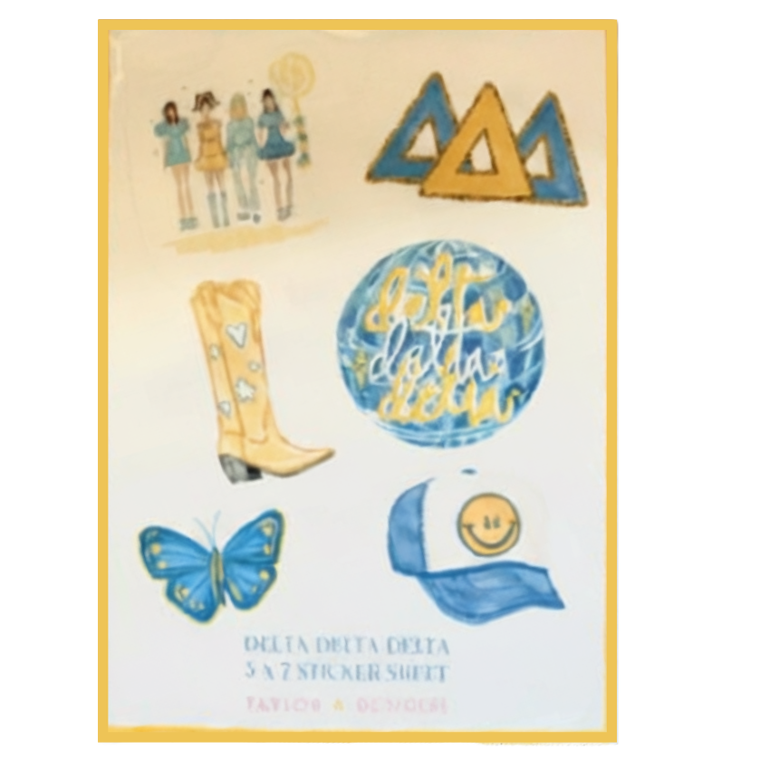 Sorority Sticker Sheet
