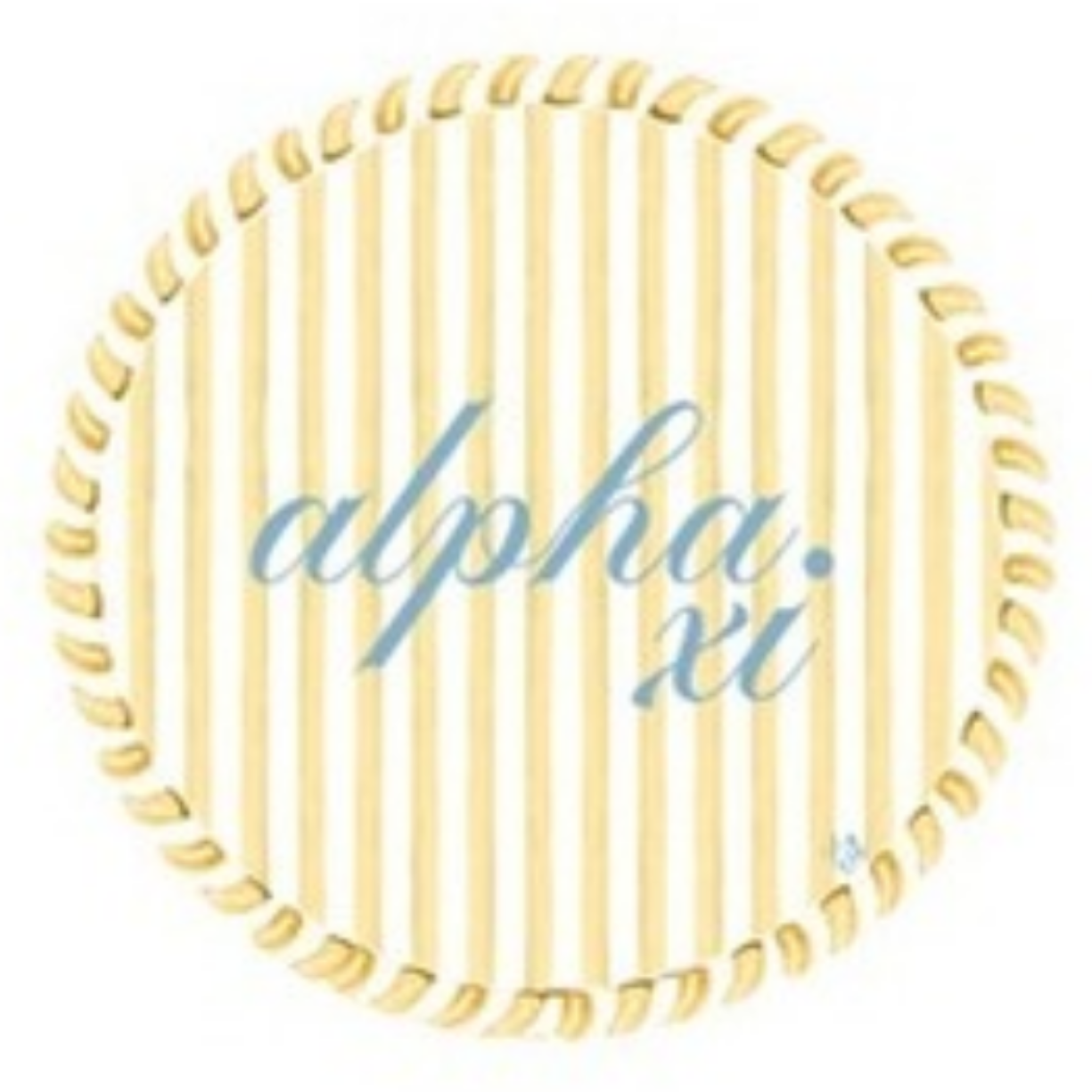 Sorority Acrylic Striped Coaster