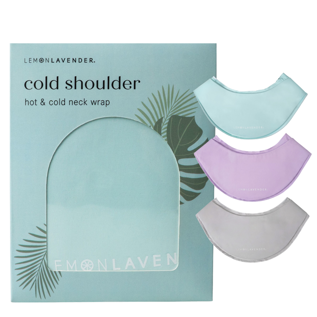 Lemon Lavender Cold Shoulder Neck Wrap