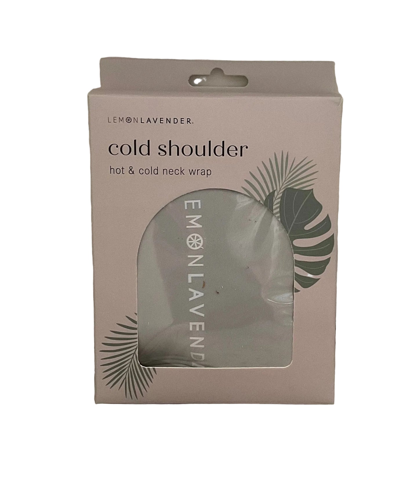 Lemon Lavender Cold Shoulder Neck Wrap