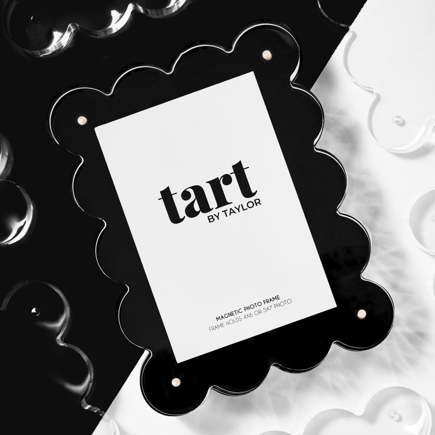 Tart By Taylor Black Acrylic 8x6 Frame