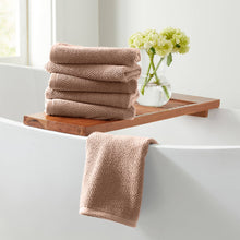 Load image into Gallery viewer, 6 Pack Cotton Hand Towels - Kasper Collection
