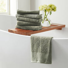 Load image into Gallery viewer, 6 Pack Cotton Hand Towels - Kasper Collection
