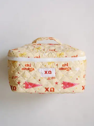 Sorority Quilted Toiletry Bag