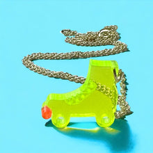 Load image into Gallery viewer, Acrylic Rollerskate Mini Necklace
