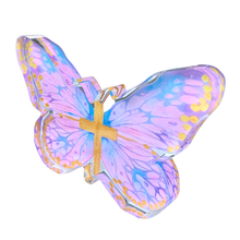 Load image into Gallery viewer, Pink Cross Butterfly Acrylic Shelfie
