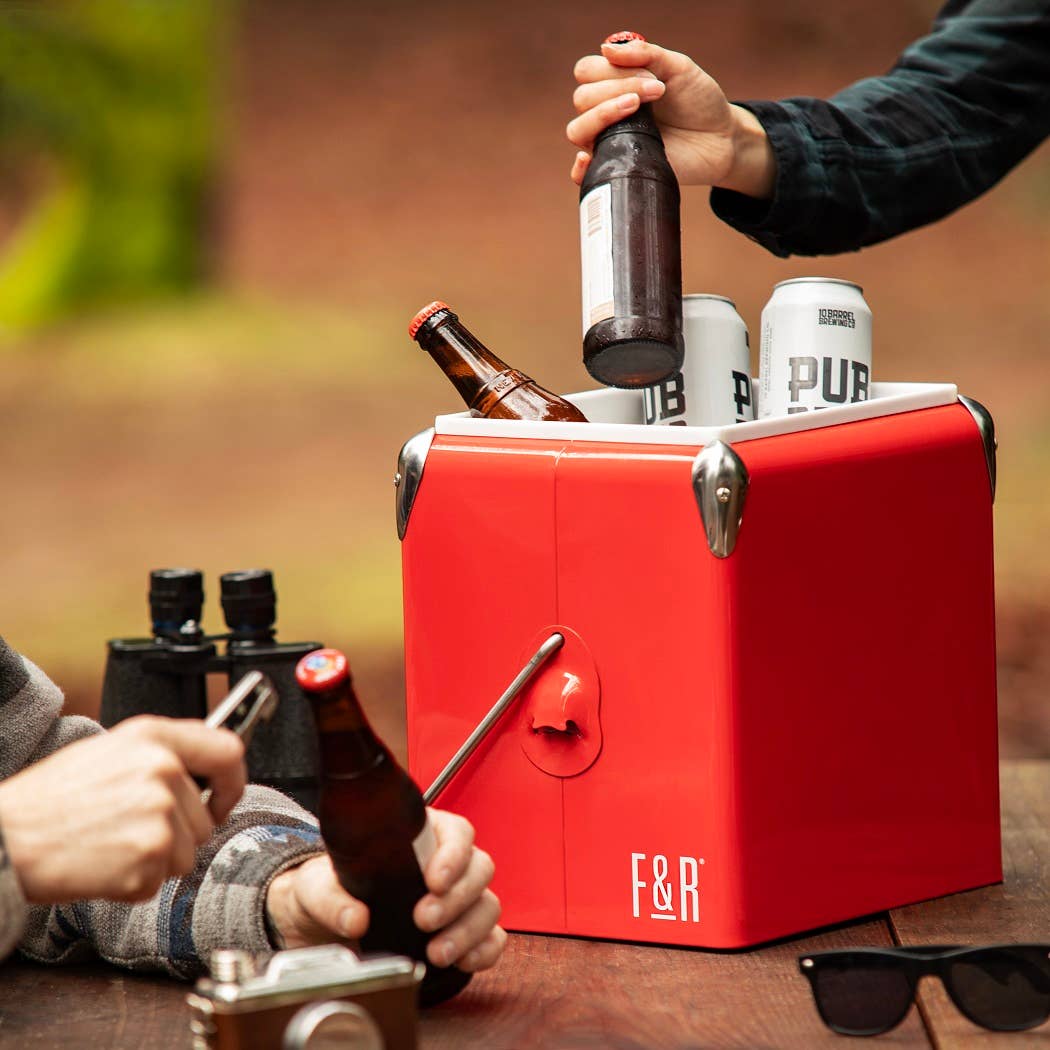 Vintage Metal Cooler