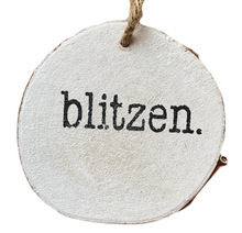 Load image into Gallery viewer, 4&quot; Santa&#39;s Reindeer Disc Ornament
