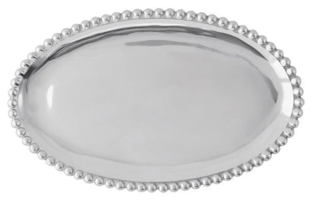 Pearled Oval Platter