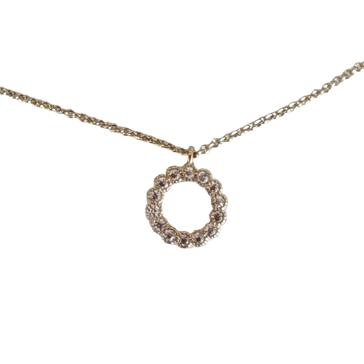 Circle Necklace Gold