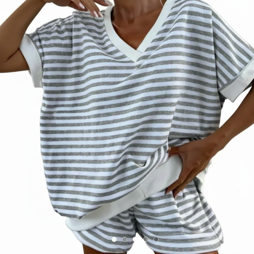 Striped Loungewear Set