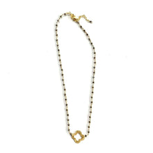 Load image into Gallery viewer, Pyrite + Clover Short Necklace
