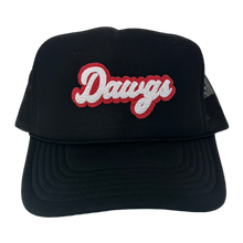 Load image into Gallery viewer, Dawgs Black Double Puffy Trucker
