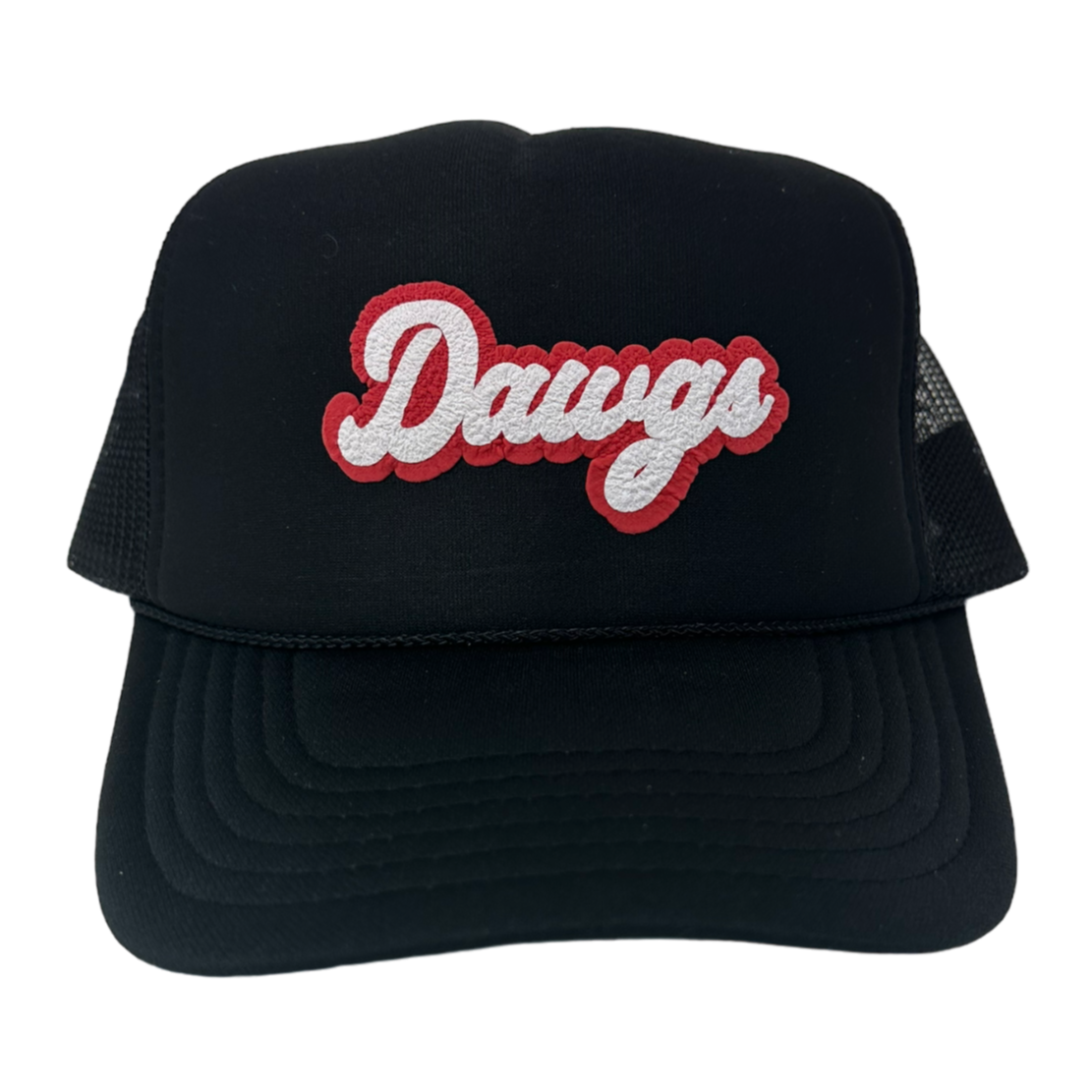 Dawgs Black Double Puffy Trucker