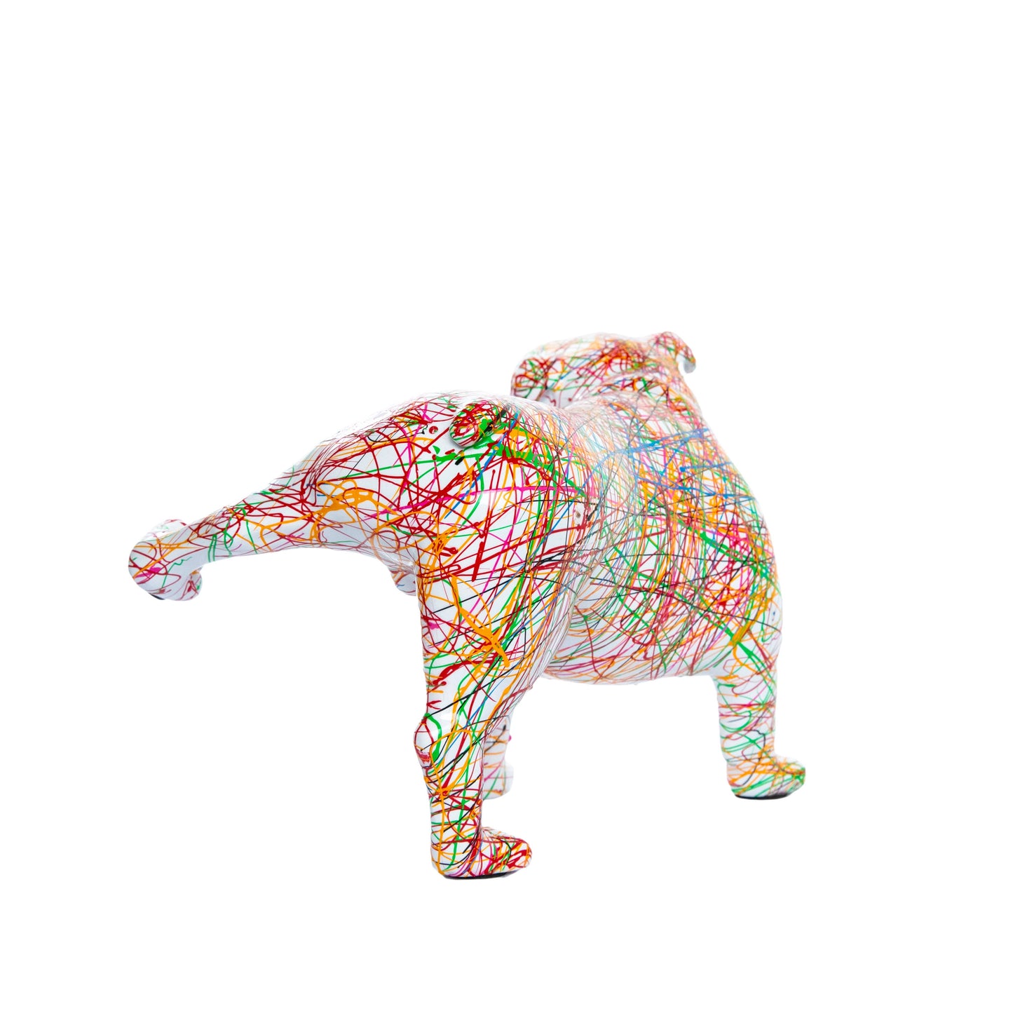 Expressionist Bull Dog with Leg Up