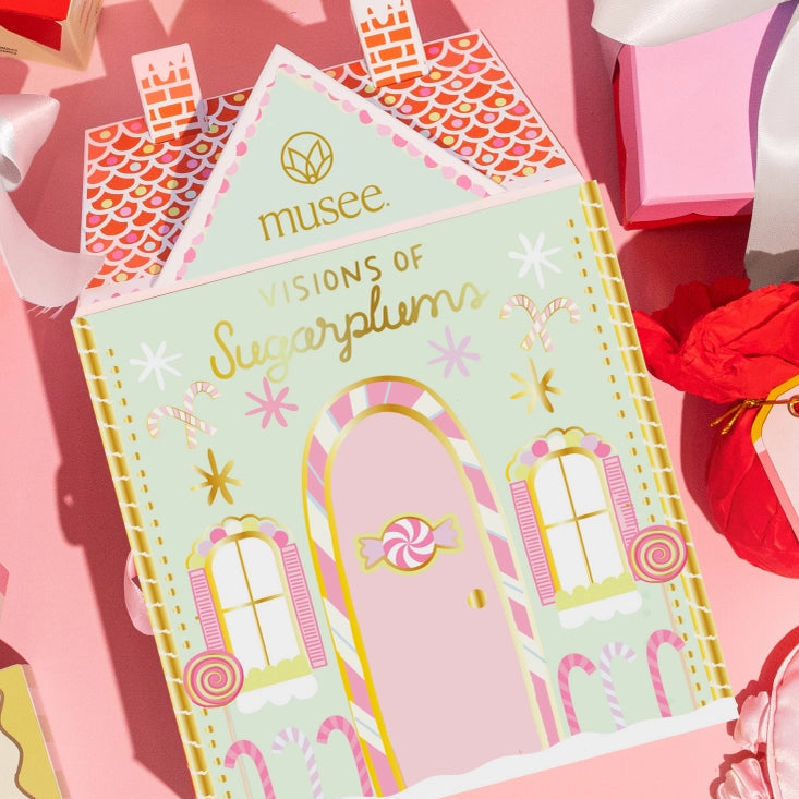 Musee Visions of Sugarplums Bath Balm & Eye Mask Set