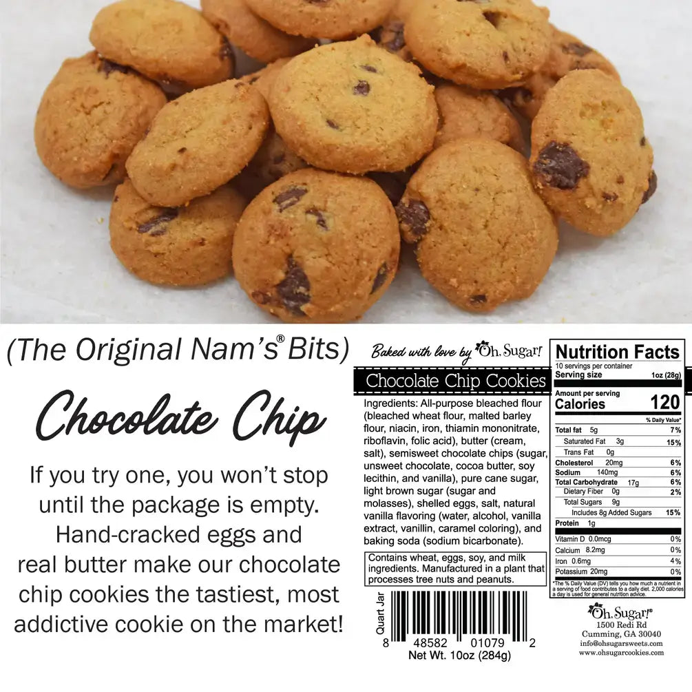 Chocolate Chip Cookies Quart Jar