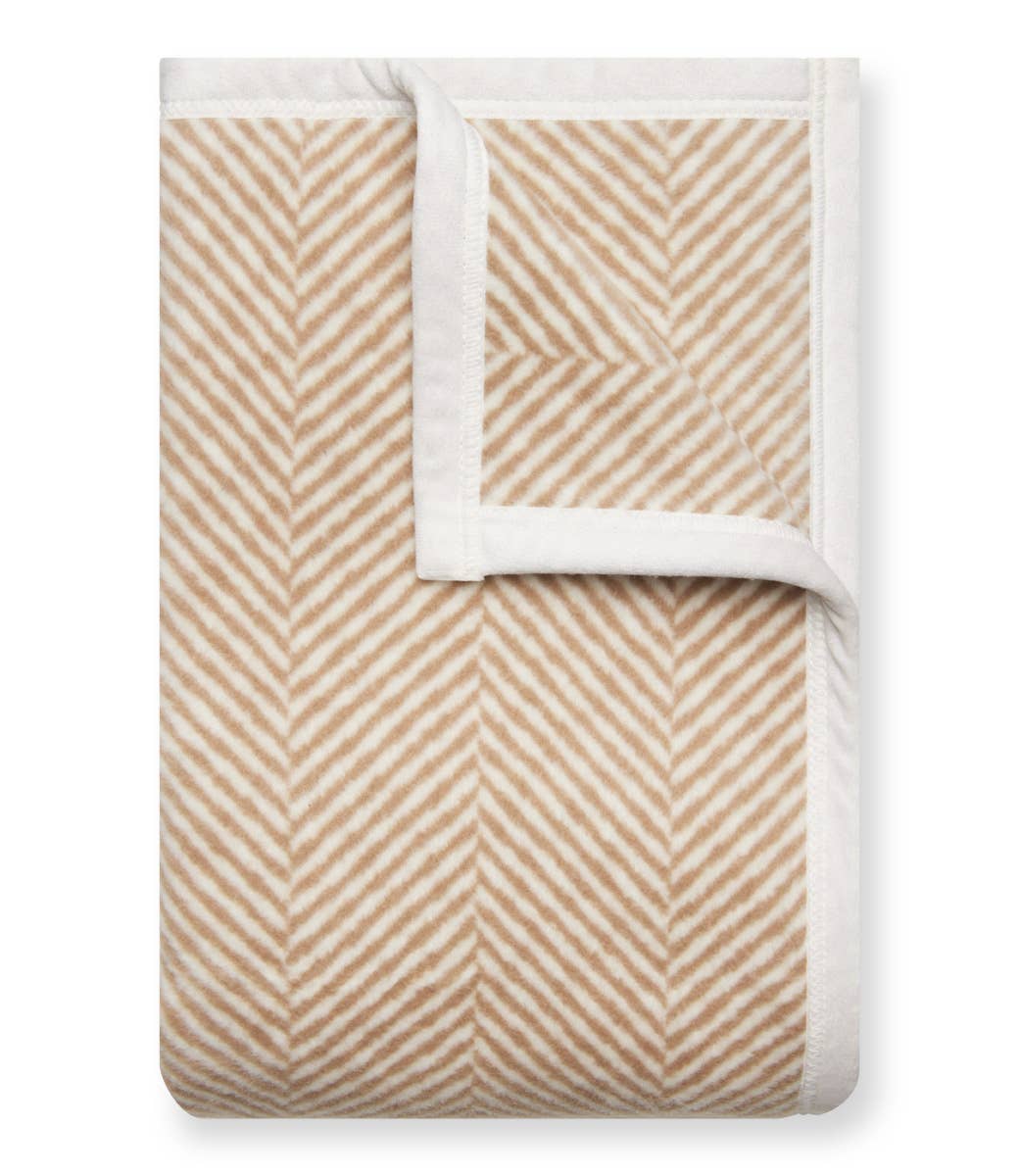 Blanket: Harborview Herringbone Tan
