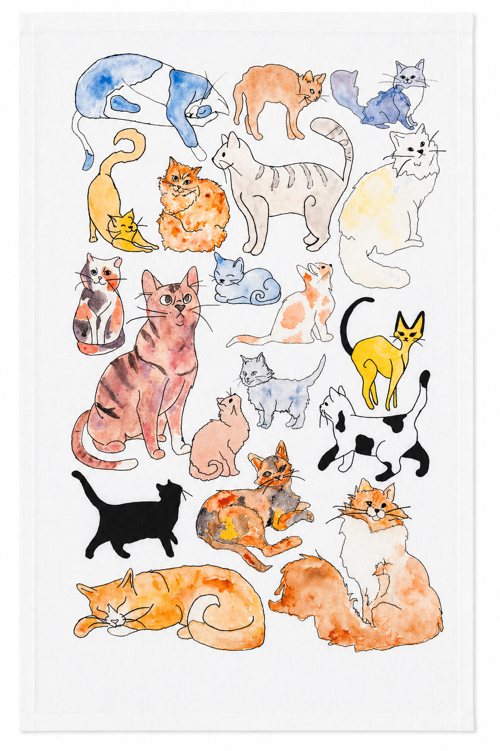 Adorable Cats Kitchen Towel