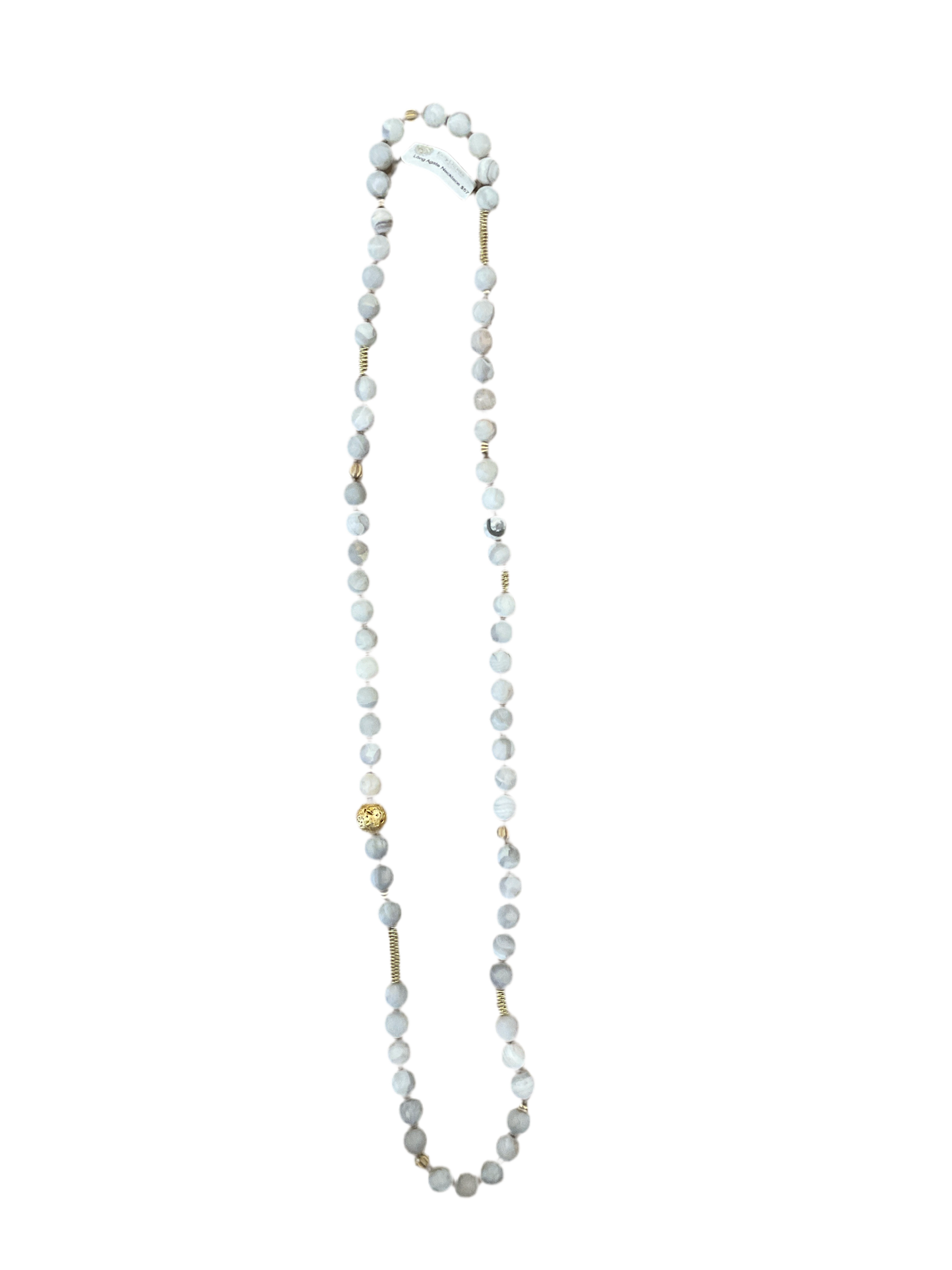 Long Agate Necklace