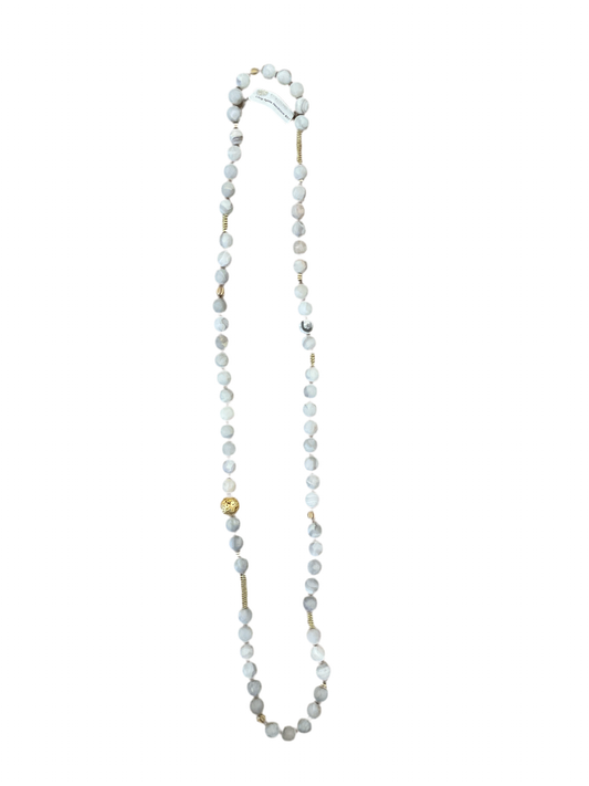 Long Agate Necklace